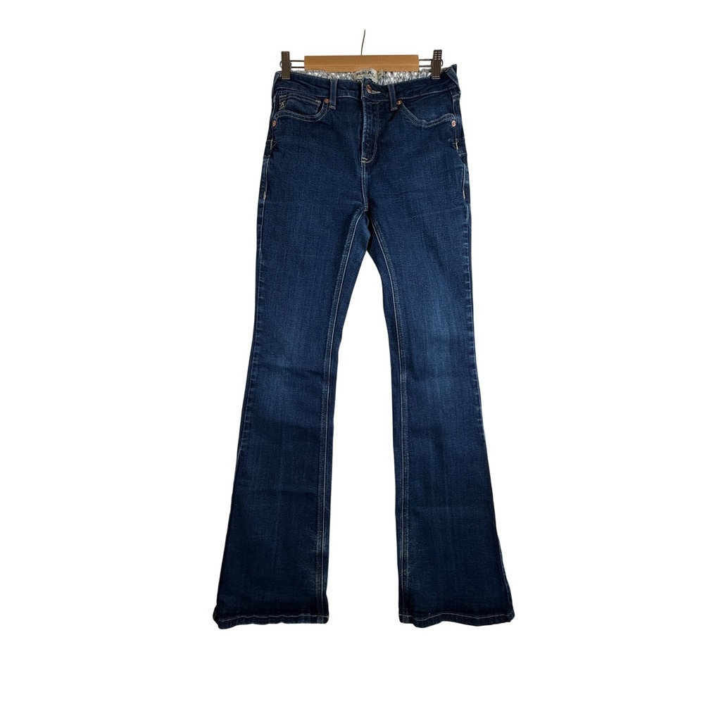 Ariat Real Denim Bootcut Jeans Mid Rise Dark Wash Indigo Size 29R
